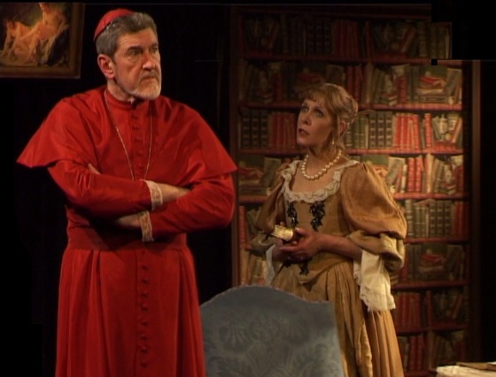 Claude Jade und Patrick Préjean 2006 in "Célimène et le cardinal"